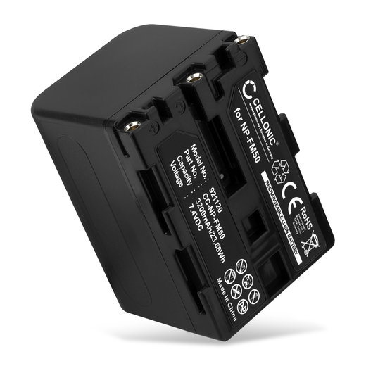 Bateria Sony NP-FM50 NP-FM30 NP-QM91 NP-QM71 3200mAh - , Batería recargable para camaras Sony HVR-A1 HDR-SR1 HDR-HC1 GV-D1000 DCR-TRV38 TRV20 TRV330 TRV285 TRV340 TRV345 TRV351 TRV355