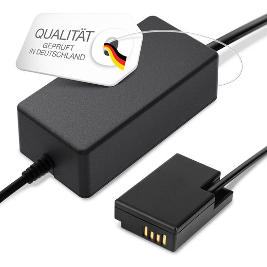 Strömadapter för Canon EOS RP, EOS 200D EOS 77D, 800D 850D (AC-E6 AC-E6N + DR-E18) – AC-adapter (ACK-E18) (ca. 3m laddkabel – 8V, 2A, 24W) () från CELLONIC