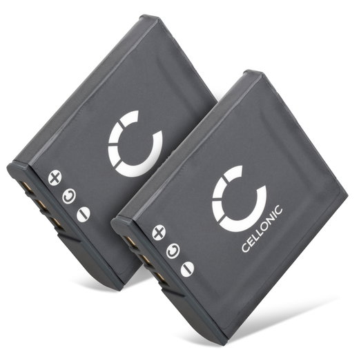 2x Batteria NP-BG1, NP-FG1 per fotocamera Sony DSC-H50 H3 H7 H9 H10 H20 H50 H55 H70 -H90 DSC-HX9V HX5V HX7V HX10V HX20V DSC-W55 W50 W80 Affidabile ricambio da 900mAh, marca CELLONIC