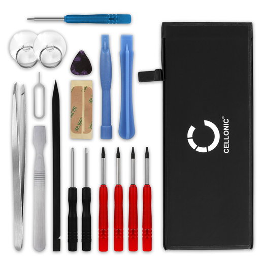 Batteria CELLONIC per Apple iPhone 6S (A1633, A1688, A1700) Ricambio da 1900mAh + Set di strumento Sostituzione facile con utensili adatti e duraturi