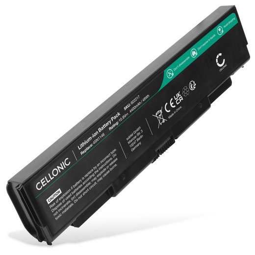 Batterie pour Lenovo ThinkPad L440, L540, T440p, T540, T540p, W541, W541s 10.8V - 11.1V 4400mAh de CELLONIC