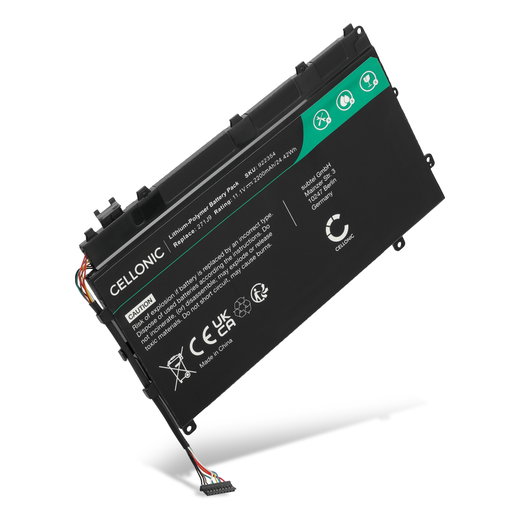 Batteria per portatile Dell Latitude 13 7350, P58G, 271J9, GWV47, 3WKT0, YX81V ricambio per laptop 2200mAh 11.1V 