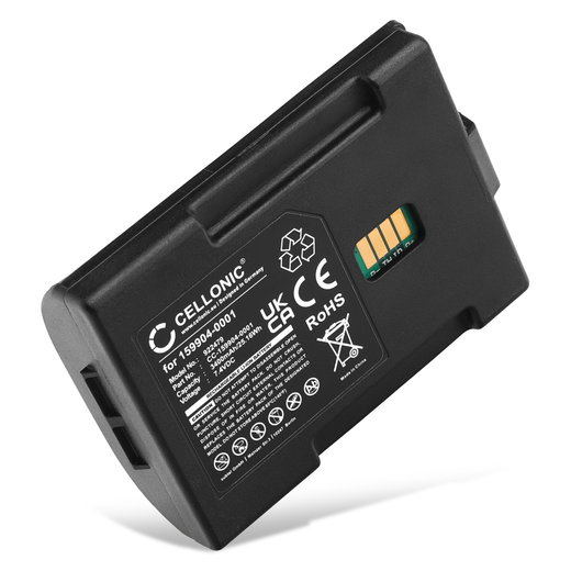 7.2V - 7.4V 159904-0001 163467-0001 Ersatz Akku für LXE MX7 Ersatzakku 3400mAh, MDE Barcode Scanner Zusatzakku