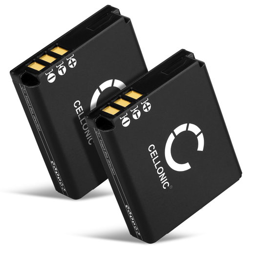 2x Batería para cámaras Panasonic Lumix LX3 LX2 LX1 FX01 FX3 FX150 FX100 FX07 FX12 FX9 CGAS005 1100mAh 3.6V - 3.7V de CELLONIC