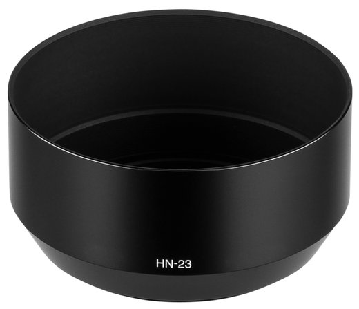 Vastavalosuoja HN-23 kameraan Nikon AF 85mm f/1.8 D, Nikon HN-23 - suodinkierteeseen kiinnitettävä pyöreä vastavalosuoja tuotemerkiltä CELLONIC