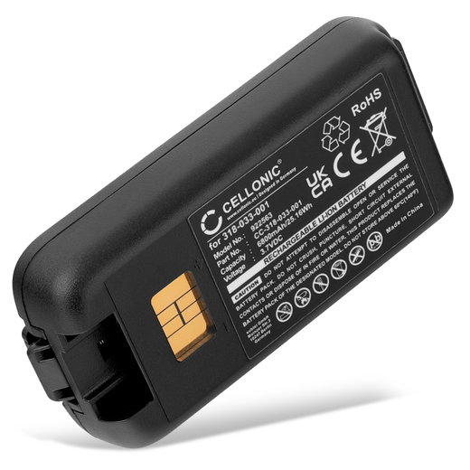 Battery for Honeywell CK3X, CK3, CK3R, CK3A, CK3B, CK3C, CK3N, CK3N1, CK3C1 3.7V 6800mAh from CELLONIC