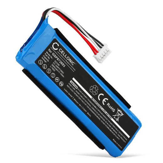 Batteri för JBL Flip 3 GSP872693 02 (3000mAh, 3.7V) från CELLONIC