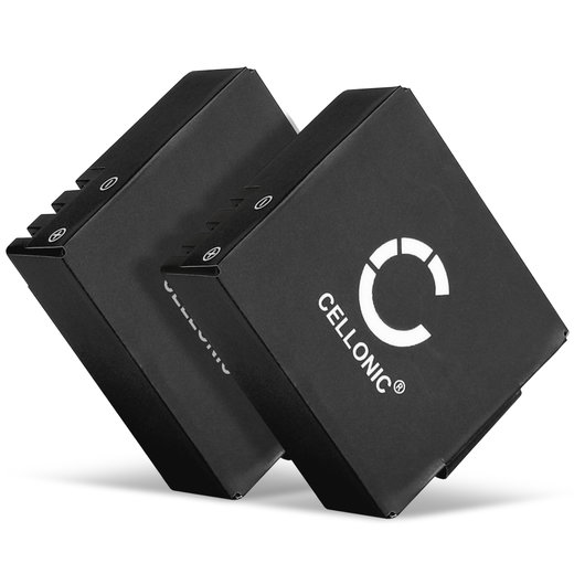 2x CELLONIC Camera Battery for Akaso EK 7000 Campark X20 Crosstour CT8000 CT9000 Victure AC900 AC800 AC700 Replacement PG1050 SJ4000B BAT-412 BR-01 Battery 900mAh Backup
