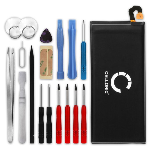 CELLONIC Phone Battery Replacement for Samsung Galaxy A5 (2017 - SM-A520) + 17-Tool Phone Repair Kit - EB-BA520ABE 3000mAh