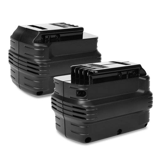 2x Batterij compatibel met Dewalt DW004, DW007, DW005, DC222, DC222KA, DC223 - DE0240, DE0243, DE0241, DW0240, DE0240-XJ,DW0242 3Ah vervangende accu reservebatterij extra energie