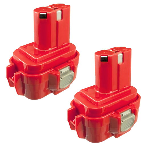 2x Akku työkaluun Makita BMR100, 6222d, 6261D, 6207D, 6204D, 6226D, 6260D - 9120,9120, 9134, 9135,9133, 192638-6, 9102 vaihtoakku, 9.6V, 3Ah, NiMH
