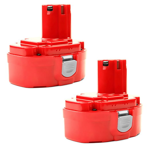 2x Akku työkaluun Makita 8391D, 6347D, 8444D, 6390D, 8443D, ML180, 4334D - 1822, 1833, 1834, 1835 vaihtoakku, 18V, 3Ah, NiMH