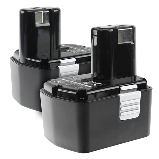 2x Batteri för Hitachi DS 14DVF3, WR 14DL, DV 14DL, WH 14DSL, UB 18D, G 14DL, DS 14DMR 14.4V 3300mAh NiMH från CELLONIC
