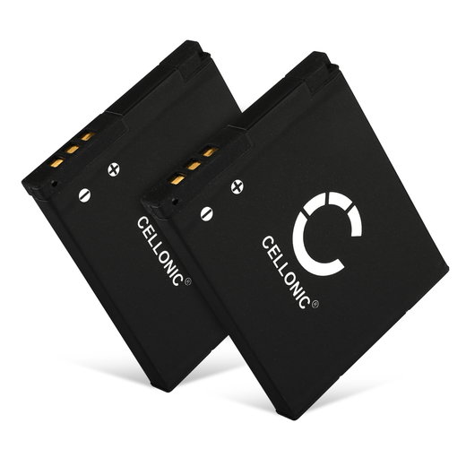 2x DMW-BCL7 DMW-BCL7e Batteri för Panasonic Lumix DMC-F5 DMC-FH10 DMC-FS50 DMC-SZ10 DMC-SZ3 DMC-SZ8 DMC-SZ9 DMC-XS1 DMC-XS3, 600mAh Kamera-ersättningsbatteri med lång batteritid