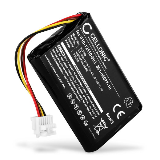 1x Batterie Garmin Zumo 590LM, 595LM, 595, 590, 010-01603-10 361-00077-10 (1800mAh, 3.7V) de CELLONIC