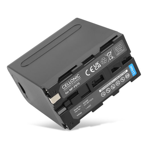 Akku für Sony HXR NX 100, NEX FS700R, FS700RH, HVR-Z1, HVR-V1 10050mAh USB-Out 2.4A von CELLONIC