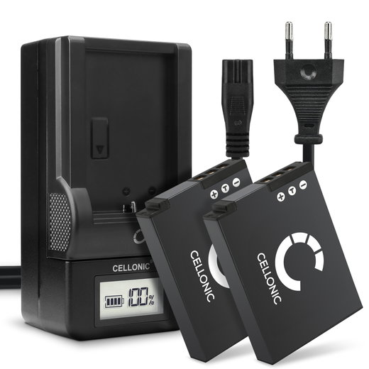 2x batterij Nikon EN-EL12 voor Nikon Coolpix W300 B600 A900 A1000 S9100 S9500 S9700 + charger