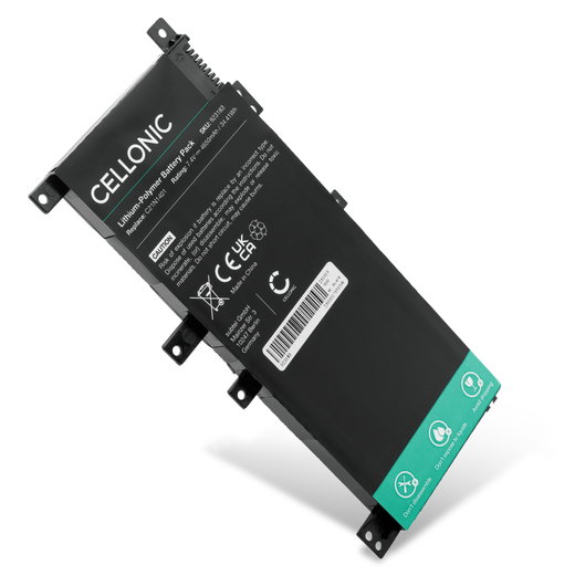 Batteri för ASUS A455LA, X455LA, Notebook X Series X455LF, X455LB, X455LJ, X455LN, C21N1401 7.6V 4650mAh från CELLONIC