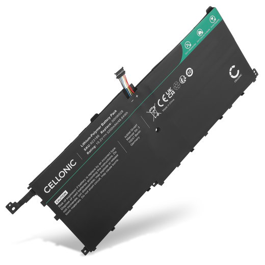 Batteria per portatile Lenovo ThinkPad X1 Carbon Gen 4, X1 Yoga Gen 2, X1 Yoga Gen 3, 00HW028, 01AV458, SB10F46466 ricambio per laptop 3200mAh 15.2V 