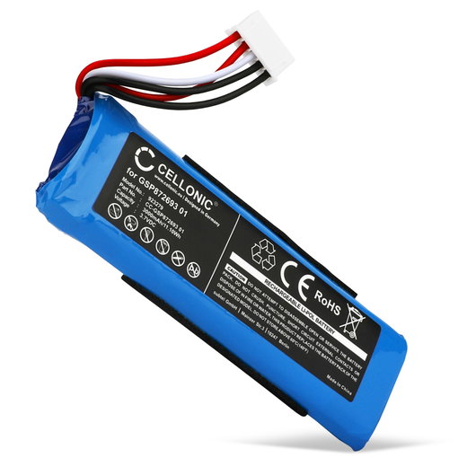 Batterie JBL Flip 4, 4 Special Edition GSP872693 01, GSP872693 03A (3000mAh, 3.7V) de CELLONIC