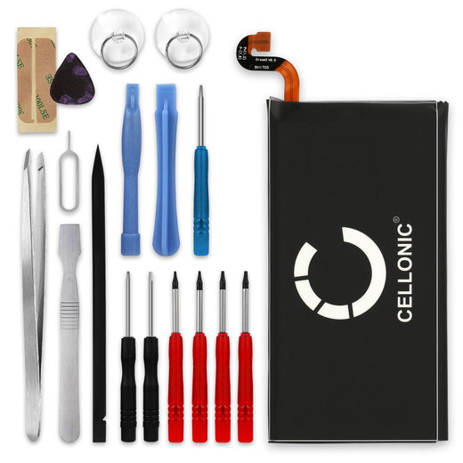 Ersatz Akku für Samsung Galaxy S8 Plus (SM-G955) Handy / Smartphone - Ersatzakku EB-BG955ABE, EB-BG955ABA 3500mAh + Werkzeug-Set, Handyakku