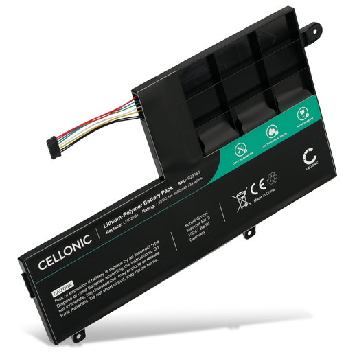 Batteri för Lenovo Yoga 510-14AST, 510-14IKB, 510-14ISK, 510-15IKB, 510-15ISK, L15M2PB1, L15C2PB1 7.6V 4600mAh från CELLONIC
