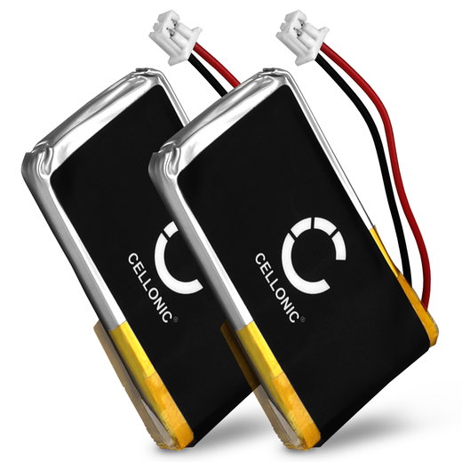 2x Akku kuulokkeisiin Plantronics CS55, CS351, CS520, CS510, Savi 720, 420, 710, W420, W720, C65, HL10, W710 - 240mAh tuotemerkiltä CELLONIC