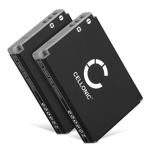 2x Batteri till Canon Digital IXUS 900 Ti; PowerShot SX210 IS (1120mAh, 3.7V) från CELLONIC