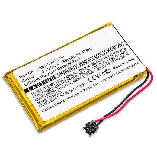 Akku älykelloon Garmin VivoActive HR - 180mAh, 3.6V - 3.7V, 361-00090-00 vaihtoakku