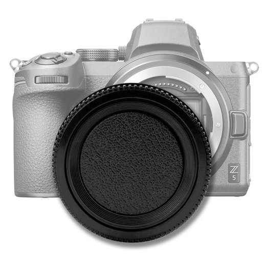 Kameran suojus Nikon Z fc, Z5, Z6, Z6 II, Z7. Z7 II, Z 50 kameraan - Musta kameran runkotulppa, Muovi, bajonetti Nikkor Z Mount