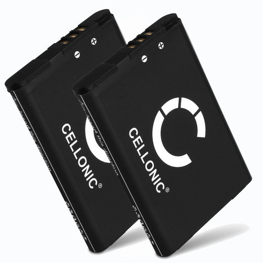 2x Batteria CTR-003, CTR-001 per Nintendo 2DS, 3DS, New 2DS XL, Switch Pro Controller, Wii U Pro Controller (WUP-005) - CTR-003, CTR-001 1300mAh 3.7V marca CELLONIC per console giochi controller palmari