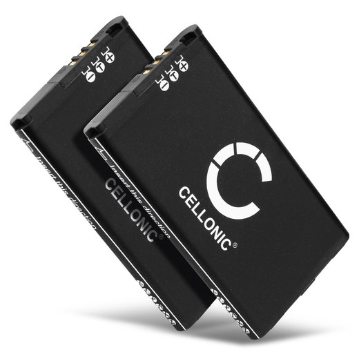 2x CELLONIC SPR-001, SPR-003, SPR-A-BPAA-CO Batteri för Nintendo 3DS XL / New 3DS XL gamingkonsol, spelkonsol & handenhet - 1800mAh ersättningsbatteri , konsolbatteri
