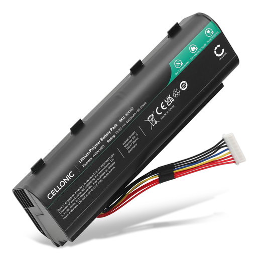 Batteri för ASUS G751J / G751JL / G751JM Laptop - 4400mAh 15V