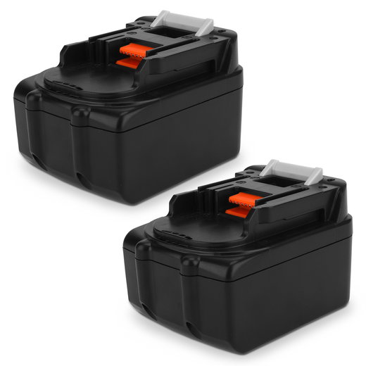 2x Akku työkaluun Makita DMR110, DMR107, DMR108, BDF343, BMR100 - BL1415, BL1430, BL1415N, BL1440 vaihtoakku, 14.4V, 4Ah, Li Ion