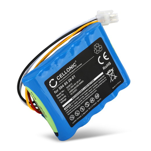 Akku für Husqvarna Automower 315, Automower 315X, R100Li, R100Lic, Gardena Sileno, R130LiC, R160Li 3400mAh von CELLONIC
