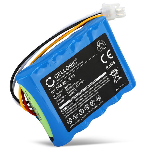 1x Batteri för Husqvarna Automower 315, Automower 315X, R100Li, R100Lic, Gardena Sileno, R130LiC, R160Li 584 82 28-01, 584 85 28-01, 584 82 28-01, 589 58 62-01 (3400mAh, 18.5V) från CELLONIC