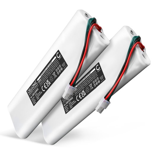 2x Batteri för Husqvarna Automower 220AC, Automower 230 ACX, 220 AC, 210C, 260 ACX, G2, Solar Hybrid, Solarmower 1996 (535120902, 535120901) 3Ah  från CELLONIC