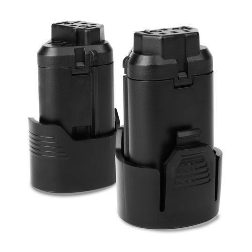 2x Akku työkaluun AEG BS 12C, BTS12C, BBH 12C, BS 12C2, - L1215, AEG L1215R, AEG L1220, AEG3520, AEG L1230, AEG 3526 vaihtoakku, 12V, 2Ah, Li Ion