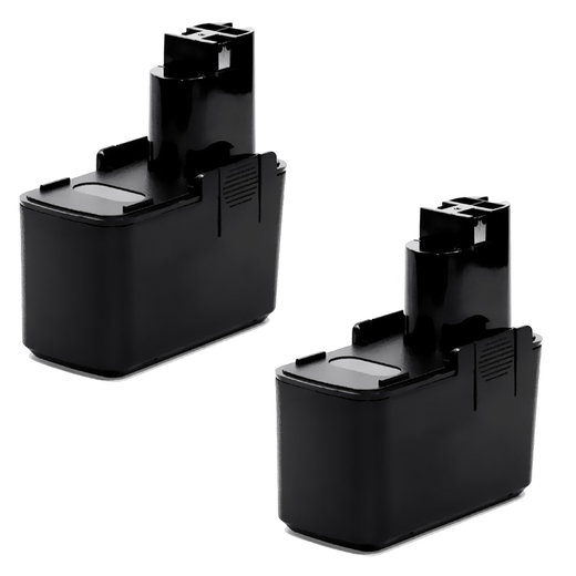 2x Akku työkaluun Bosch GSR12 VES-2, PSR12 VES-2, PSR120, GBM12 VES-2 - 2607335055, 2607335108, 2607335244, 2607335071 vaihtoakku, 12V, 3Ah, NiMH
