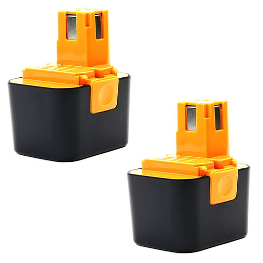 2x Akku työkaluun Panasonic EY3654, EY3654CQ, EY3653 CQ, EY3654NQW - EY9066, BCP-EY9065, EY9065, EY9066B, EY9166, EY9166B vaihtoakku, 7.2V, 3Ah, NiMH