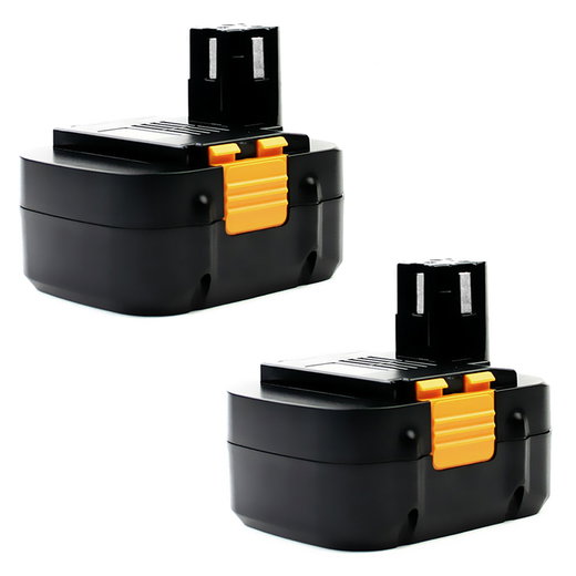 2x Akku työkaluun Panasonic EY6432, EY3530, EY3795B, EY6431,EY6432 GQKW - EY9221, EY9136, EY9230,EY9230B, EY9231, EY9136B vaihtoakku, 15.6V, 3Ah, NiMH