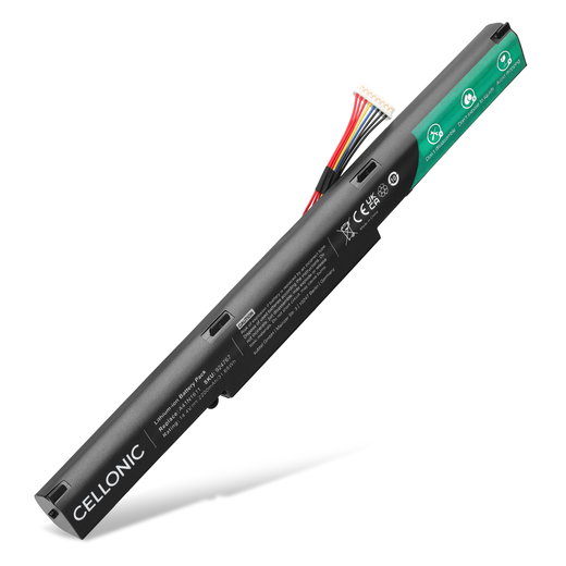 Batterie pour ASUS GL553VD, ROG GL553VW-DM005T, GL553VW-DH71, A41N1611, A41LP4Q, A41LK5H 14.4V 2200mAh de CELLONIC