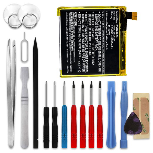 Batteria CELLONIC PHH756060P per Blackview BV6000 / BV6000s Ricambio da 3000mAh + Set di strumento Sostituzione facile con utensili adatti e duraturi