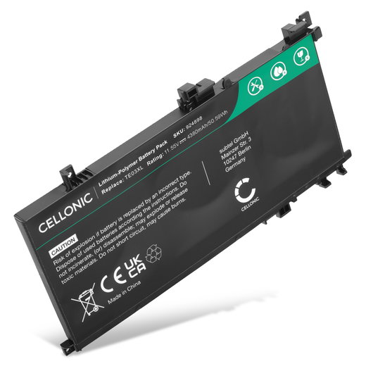 Akku für Pavilion 15-DP, 15-BC, 15t-B, Omen 15-AX, 15T-AX, TE03XL Laptop - 4380mAh 11.55V 