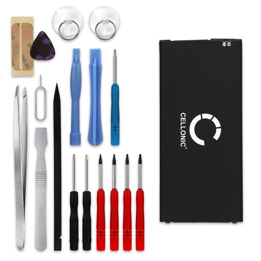 Ersatz Akku für Samsung Galaxy J6 Plus / J4 Plus / J6 Core / J7 Refine (SM-J415, SM-J610, SM-J737P, SM-J410) Handy / Smartphone - Ersatzakku EB-BG610ABA, EB-BG610ABE, EB-BG611ABE, GH82-17872A 3300mAh + Werkzeug-Set, Handyakku