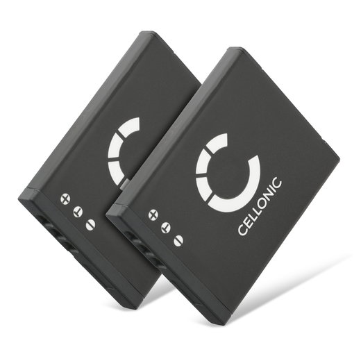 2x Battery for Olympus VG-120 D-710 X-940 FE-4040 FE-4020 FE-5040 VG-130 VG-140 VG-110 VG-150 LI-70B (500mAh, 3.7V) from CELLONIC