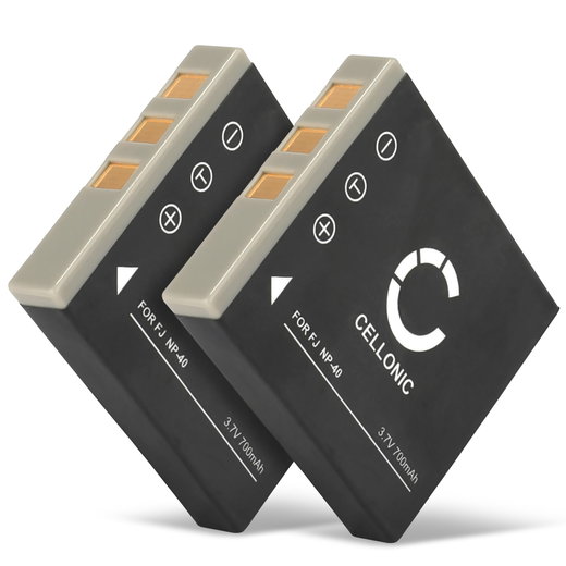 2x Batterie 700mAh pour appareil photo - Remplacement modèle SLB-0737 SLB-0837