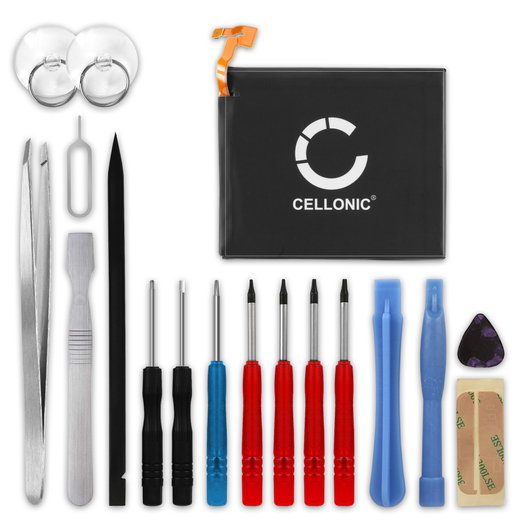 Pack batterie 2500mAh et outils pour téléphone portable Nokia 8 (2017) - kit pour remplacement facile d'une batterie HE328 de smartphone GSM