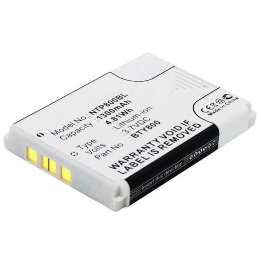 Batteria BA-80S1A2, BTY800, BTY801, BTY802 per lettore di codici a barra Cipherlab 8300, 8000, 8200, BA-80S1A2, CPT-8300 1300mAh 3.7V marca CELLONIC
