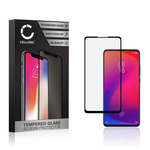 Protection d'écran en verre pour smartphone Xiaomi Mi 9T / Mi 9T Pro (3D Case-friendly, haute résistance 9H, 0,33mm, Full Glue)